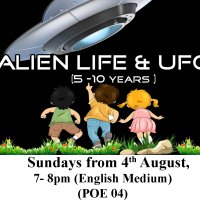 Primary Online Course - Alien life & UFOs (POE 04) - English Medium - August (Sundays 7 pm - 8 pm)