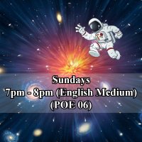 Primary Online Course - Big bang & the Universe (POE 06) - English Medium - Sundays (7 pm - 8 pm) - November, 2025