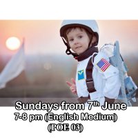 Primary Online Course - Space Kids (POE 03) - English Medium - Sundays (07.00 pm - 08.00 pm) - June, 2026