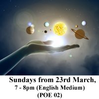 Primary Online Course - Solar System (POE 02) - English Medium (Sundays, 07.00 pm - 08.00 pm) - March