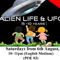 Primary Online Course - Alien life & UFOs (POE 04) - August 6th - English Medium - (Repeat) (Saturday 10.00am- 11.00am)