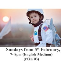 Primary Online Course - Space Kids (POE 03) - February 05th - English Medium (Sunday 07 pm - 08 pm) 