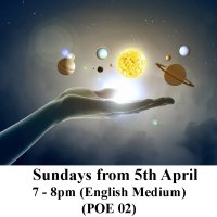 Primary Online Course - Solar System (POE 02) - English Medium Sundays (07.00 pm - 08.00 pm) - April 2026